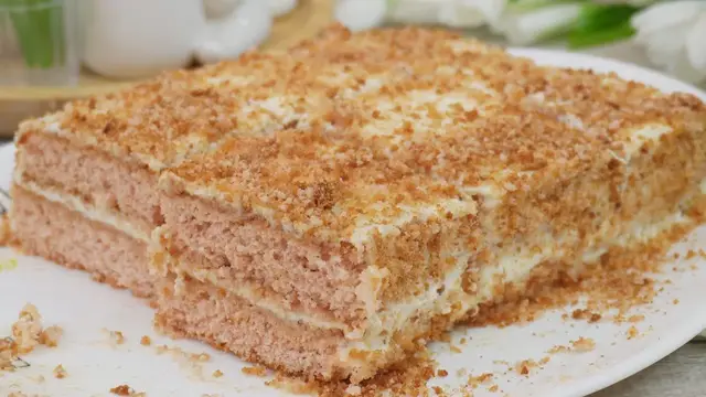 Быстрый и вкусный торт к чаю