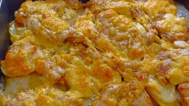 Курица с овощами в духовке