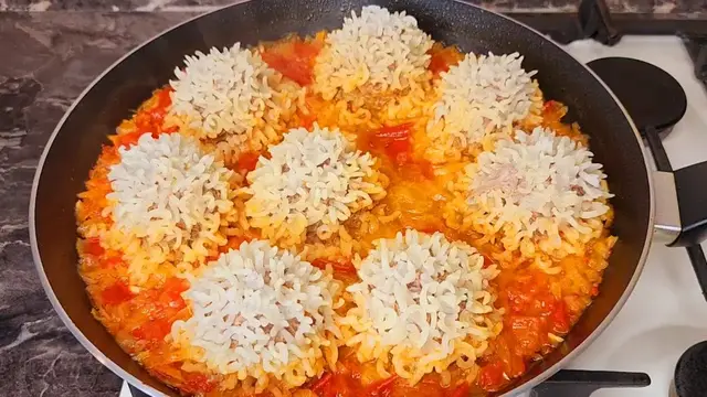 Рисовые шарики с мясом