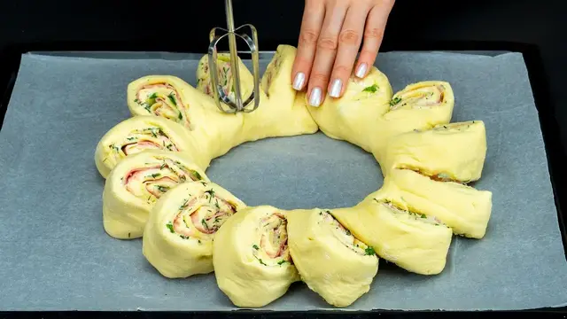 Лучшая закуска из слоеного теста