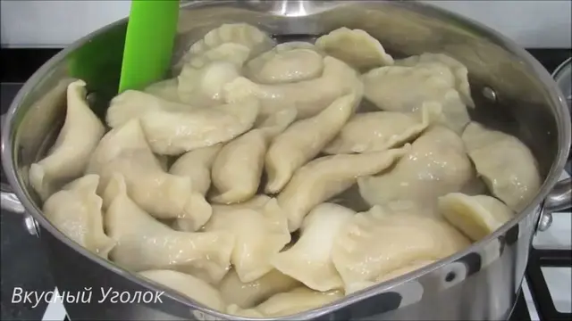 Вареники с капустой 