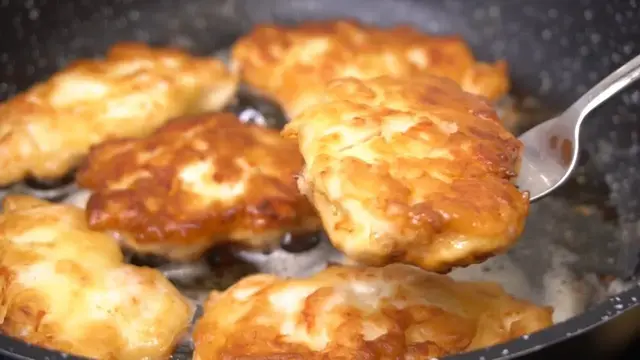 Оладьи с мясом