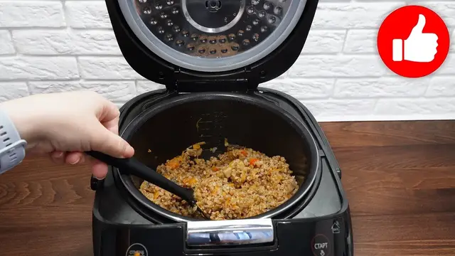 Гречка с грибами и овощами в мультиварке