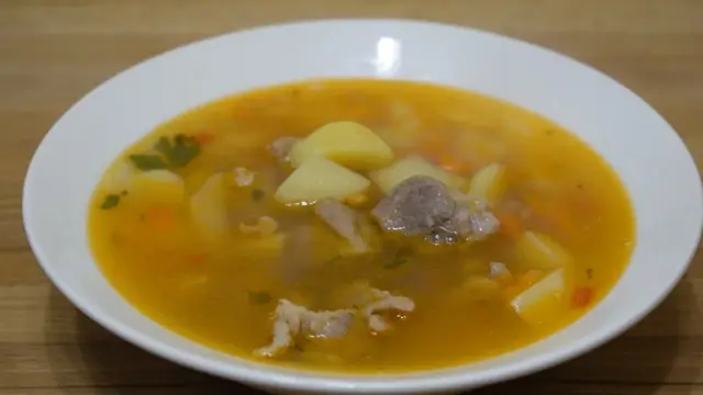 Вкусный суп с фасолью