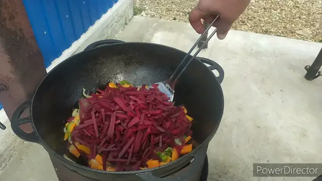 Овощное рагу на костре