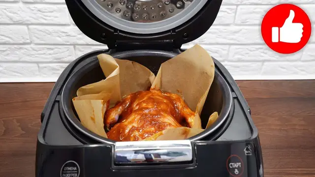 Целая курица в мультиварке