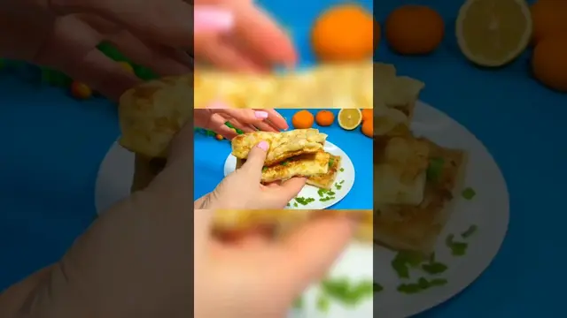 Вкусный завтрак или обед из лаваша