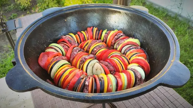 Рататуй с мясом