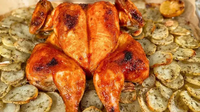 Сочная курица в духовке