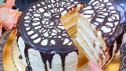 Торт Молочная девочка на сковородке 