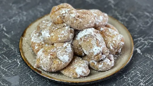 Яблоки в творожное тесте