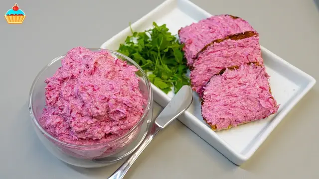 Розовый паштет с селёдкой 