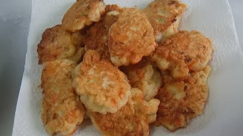 Рыбные оладьи