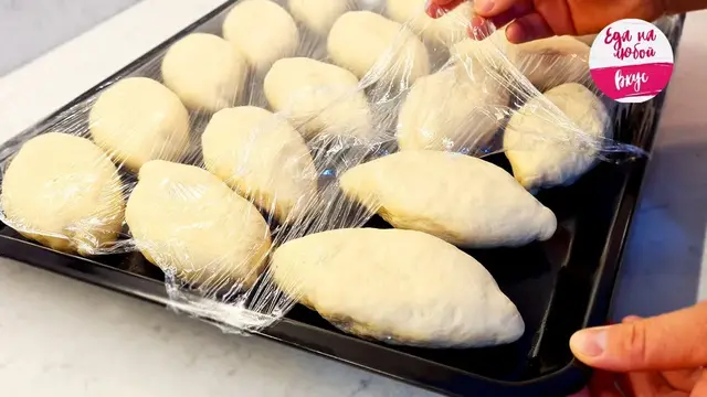 Воздушные пирожки с творогом 