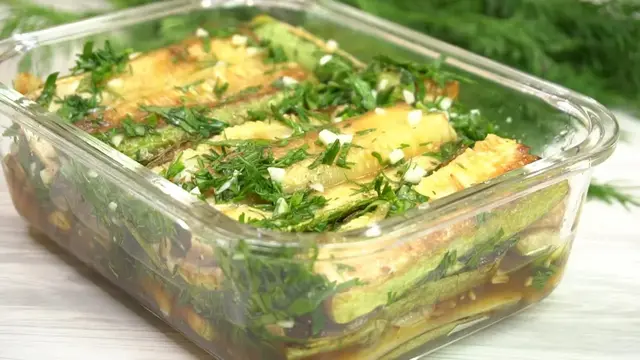 Закуска из кабачков