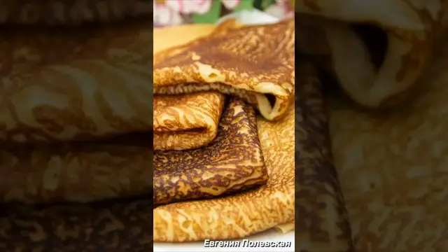 Вкусные блины на воде
