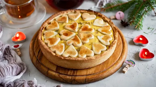 Пирог с тыквой и грецкими орехами