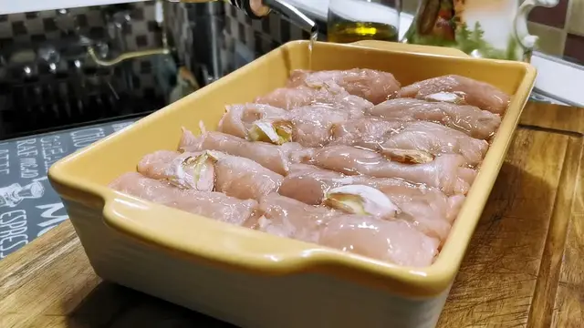 Куриные рулетики 