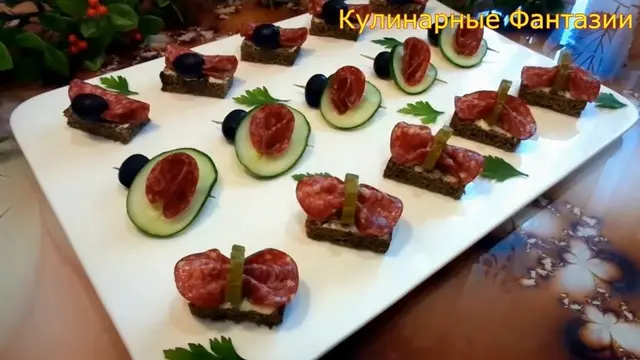 3 супер быстрых закуски из колбасы