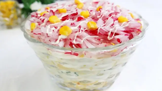 Вкусный салат без мяса
