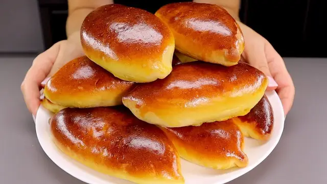 Воздушные пирожки с тыквой