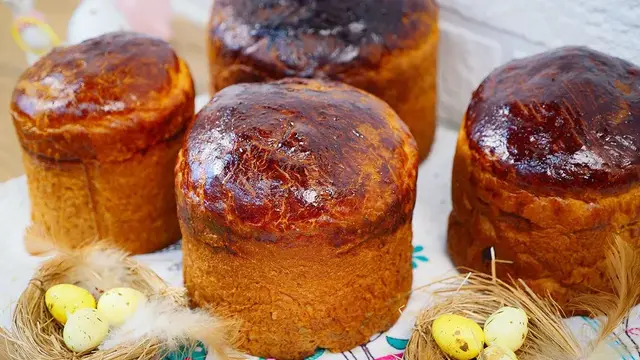 Мягкие и воздушные куличи на Пасху