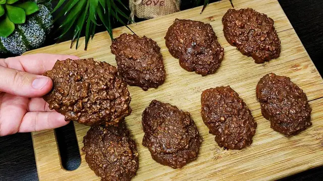 Хрустящее печенье без сахара, без муки, без масла