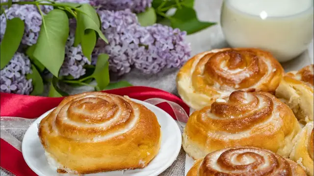 Вкусные синнабоны с нежным кремом