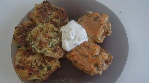 Кабачковые и рыбные драники