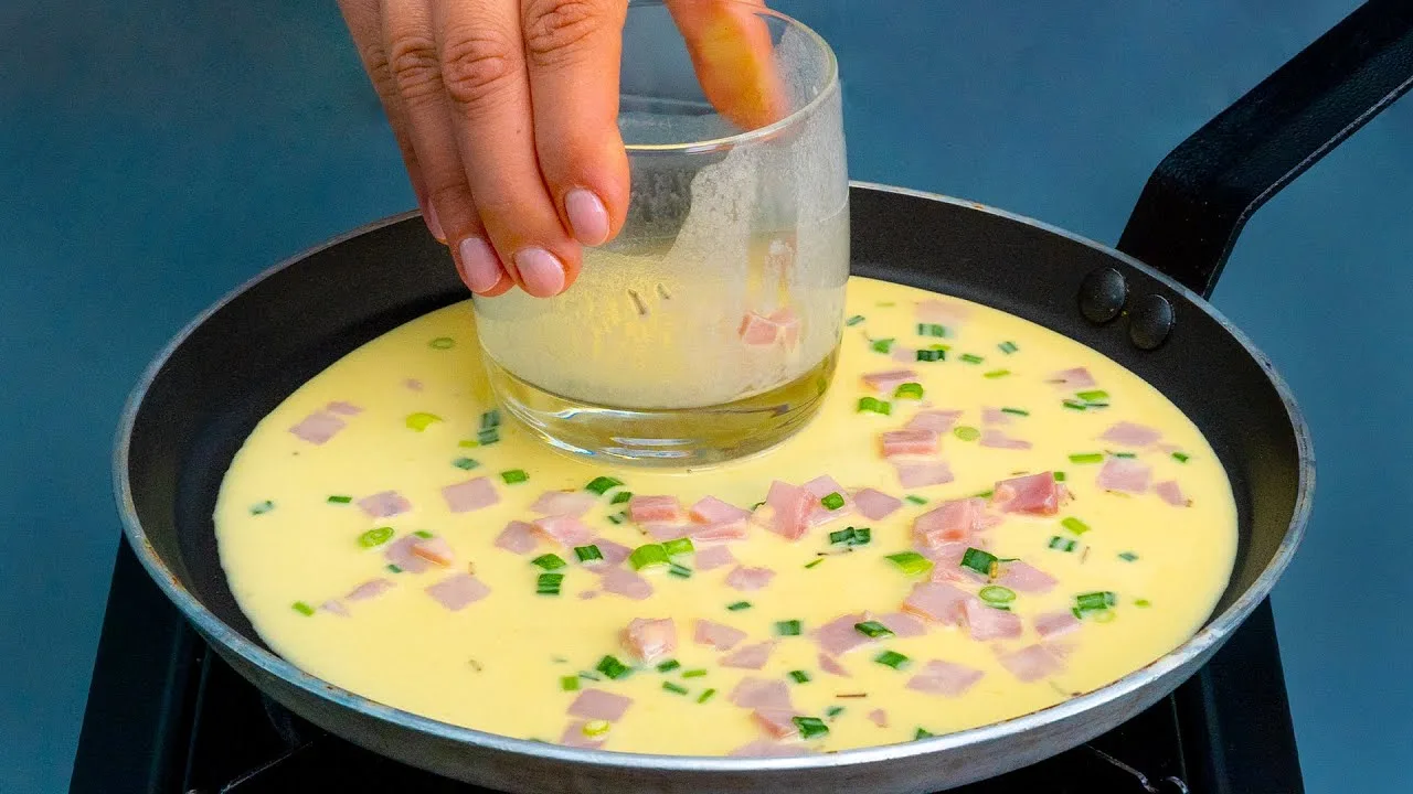 Завтрак с ветчиной и сыром