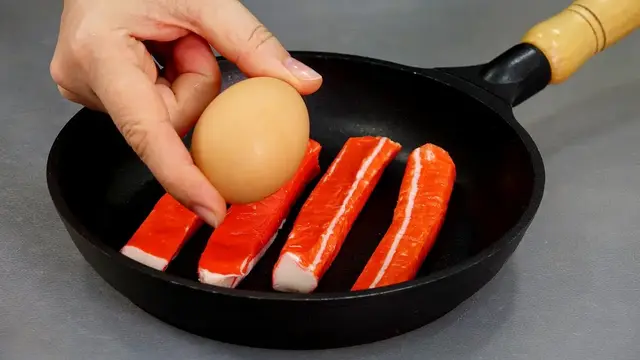 Обалденные закуски с крабовыми палочками 