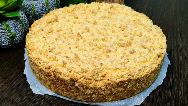 Яблочный пирог с кремом-суфле
