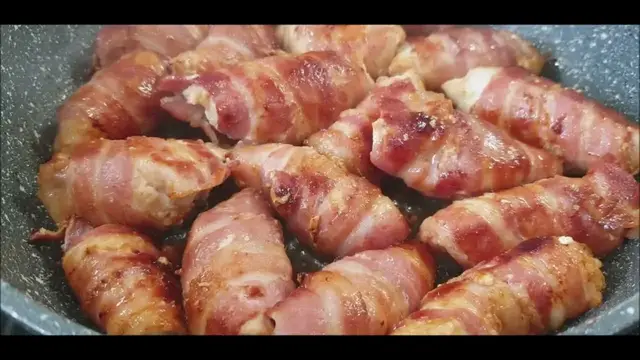 Куриное филе с беконом и Картофель с брокколи