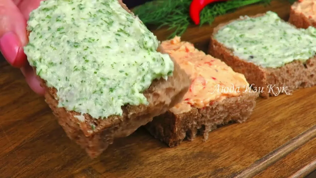 Намазки на хлеб из самых простых продуктов