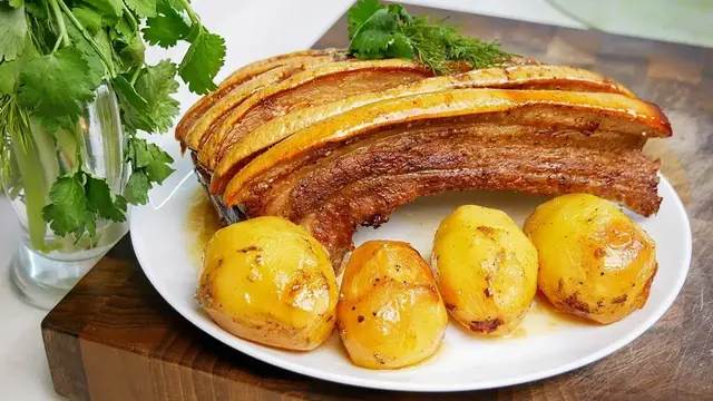 Мясо запечённое по старинному рецепту