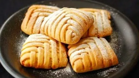 Вкусное печенье с творогом