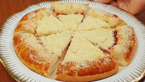 Пирог с джемом в духовке