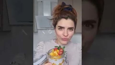 Пудинг с манго