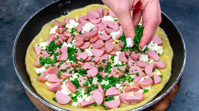 Вкусный тарт на ужин