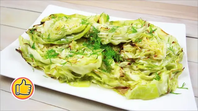 Запеченная капуста в духовке на скорую руку