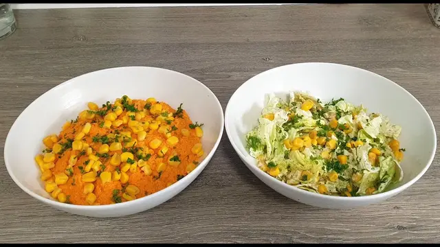 Салаты на праздничный стол Морковный и Айсберг 
