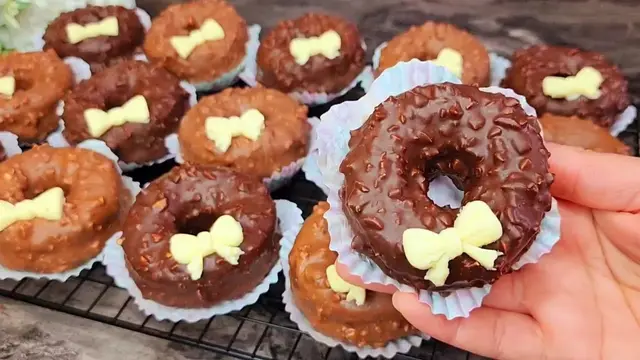 Очень вкусные творожные пончики