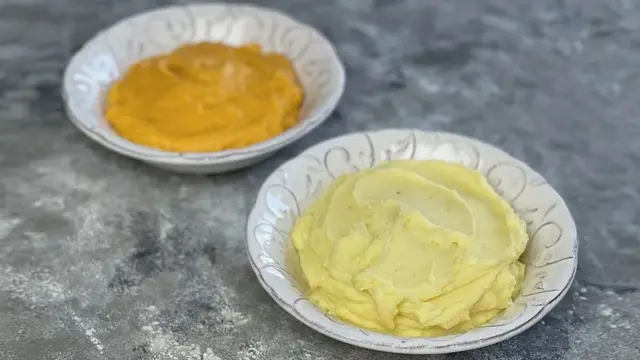 Картофельное пюре с тыквой 