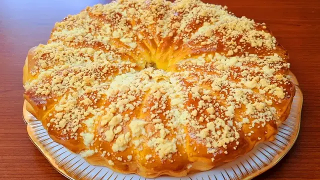 Вкусный пирог с творогом