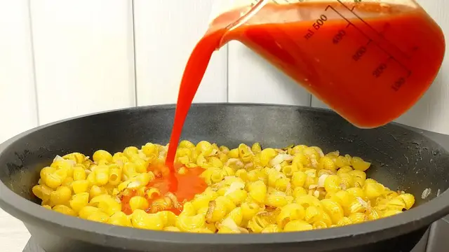 Макароны с мясом