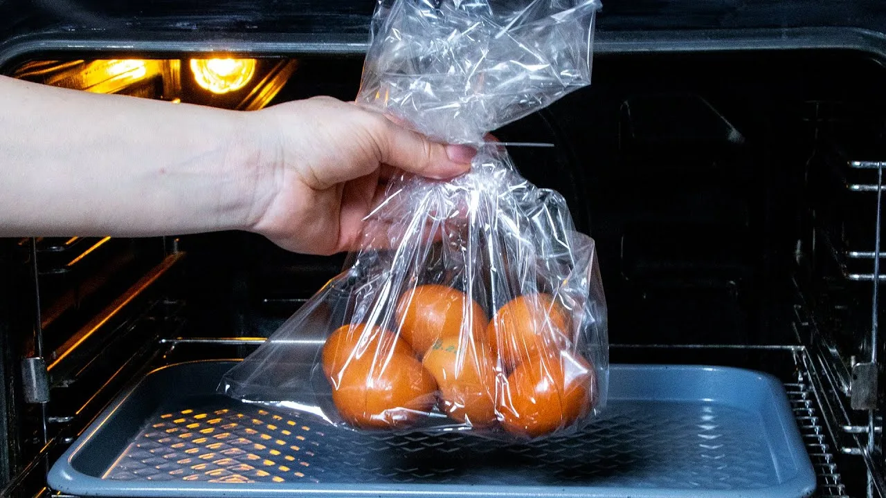 Шикарный деликатес из яиц, запеченных в пакете