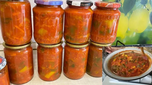 Вкусное лечо на зиму