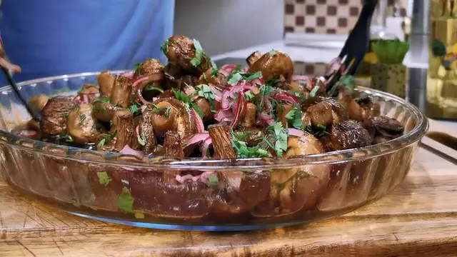 Закуску из грибов на скорую руку