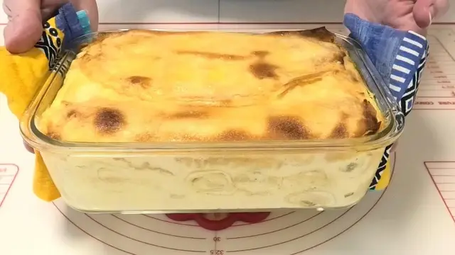 Блинная запеканка с творогом
