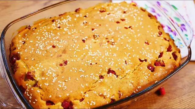 Заливной пирог с капустой 